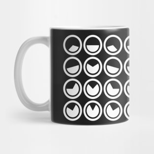 Light Blue Radar Circles Mug